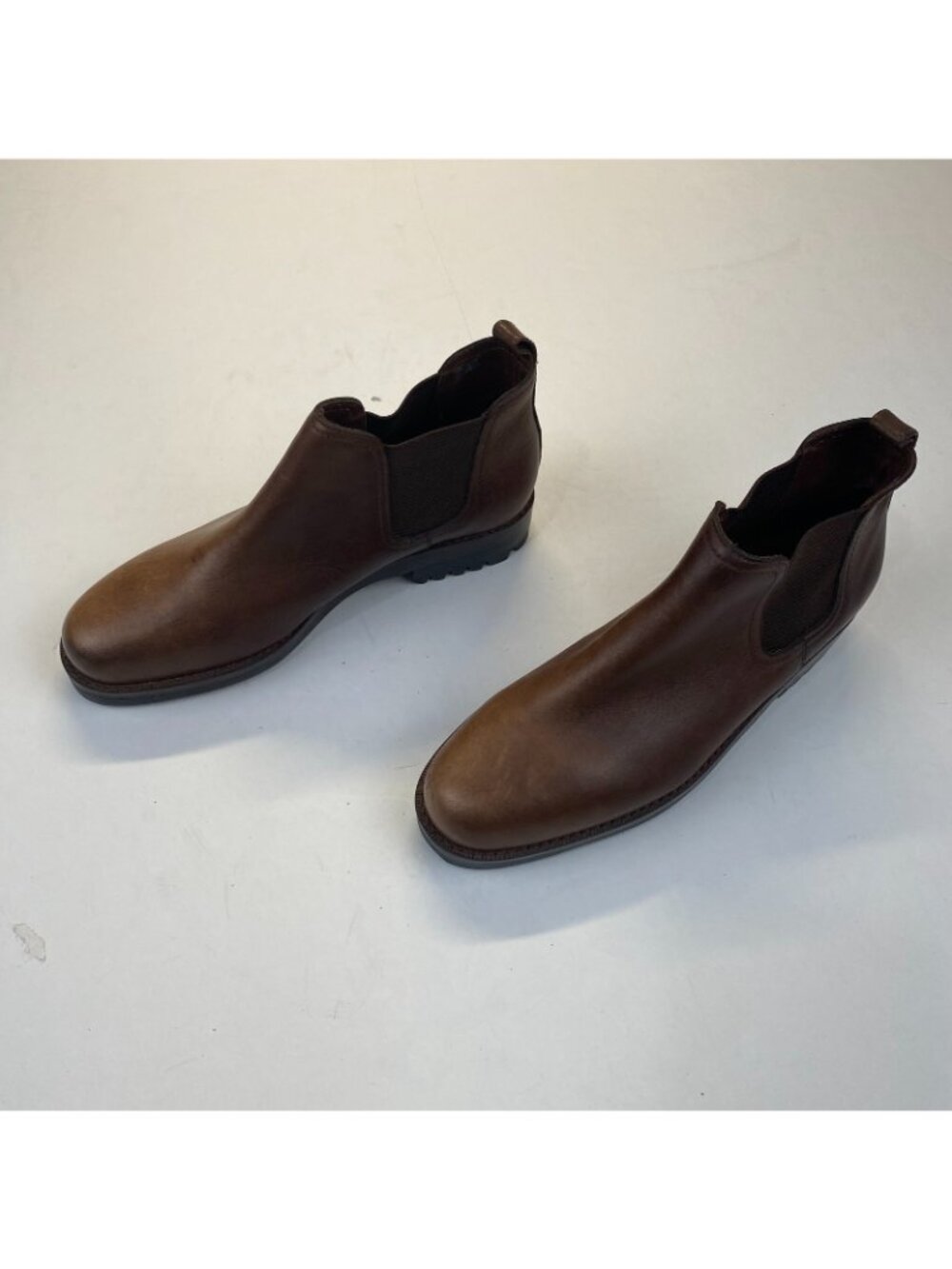 Polo Ralph Lauren Boots Brown Leather Woman's Size 5.5 B Pull On - Picture 8 of 11